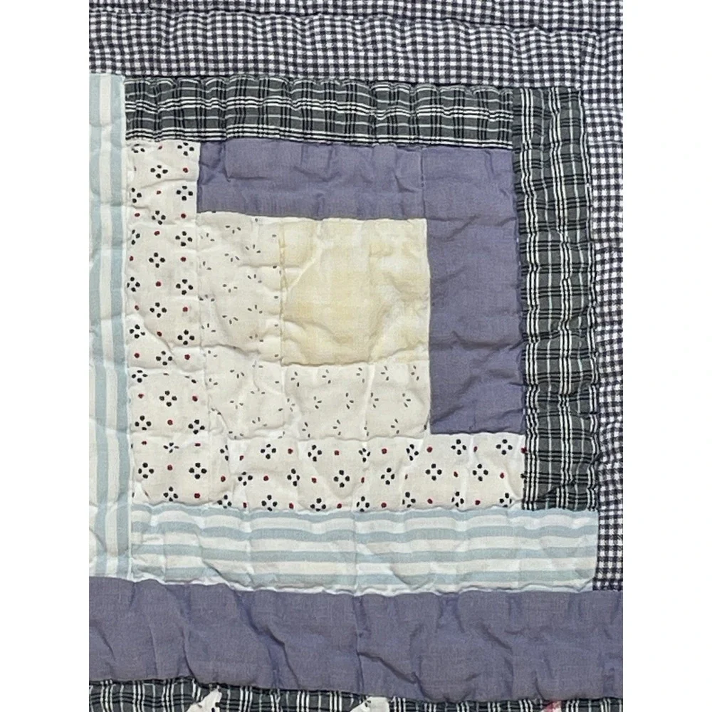 Vintage Quilt Log Cabin Pattern 59